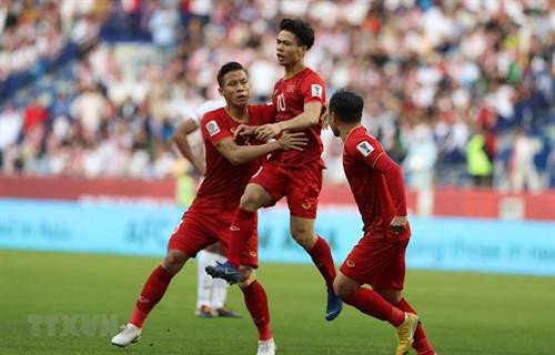 越南国足排名世界第98位。图自越通社