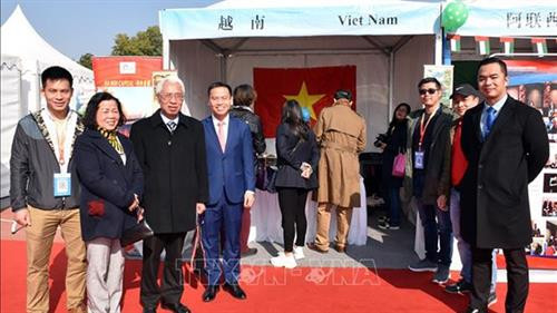 越南展位。图自越通社 越南展位。图自越通社