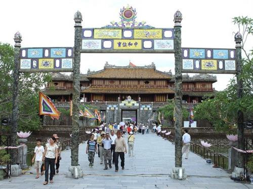 承天顺化省一个旅游景点。（图片来源：越通社）