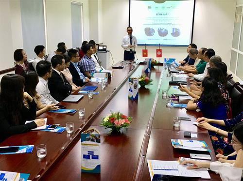 会见场景。图自越通社