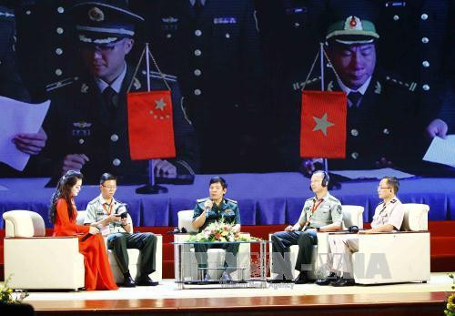 越中边境国防友好交流座谈。（图片来源：越通社）