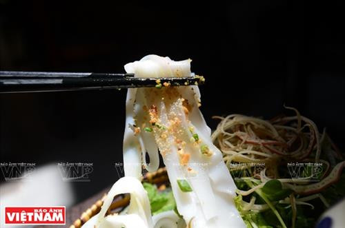 洁白柔软的广南米线。（图片来源：越南画报）