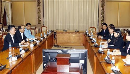 会议现场。图自越通社