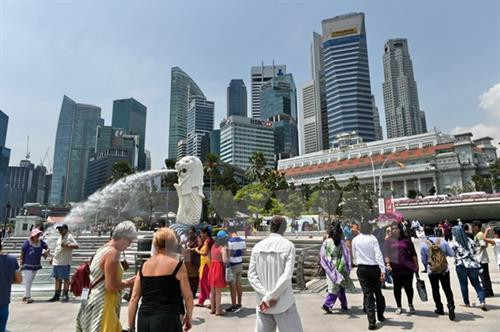 附图：新加坡一角。（图片来源：越通社）
