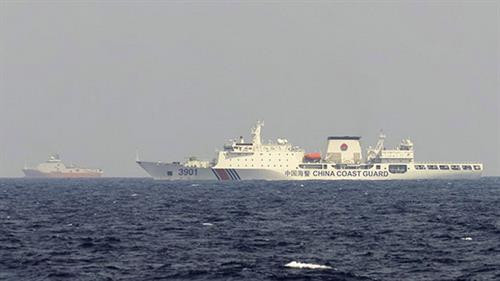 中国海警船。图自互联网