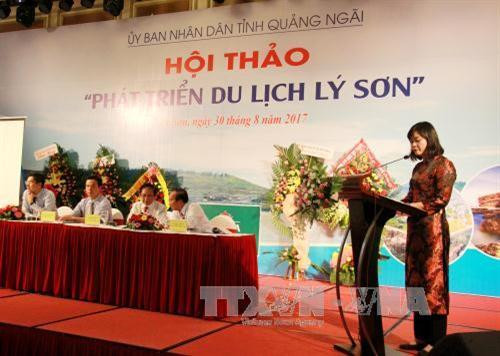 “推动李山旅游业发展”的研讨会全景。（图片来源：越通社）