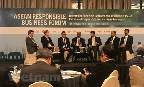 2018年东盟负责任的商业论坛 图自越通社