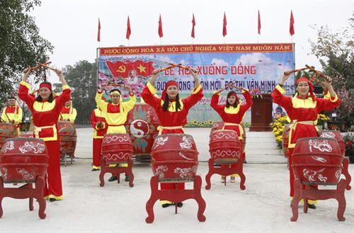 2018年戊戌春节下田节。（图片来源：越通社）
