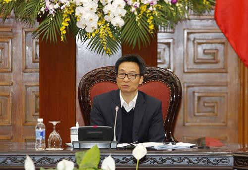 武德儋副总理在会上发表讲话。（图片来源：越通社）
