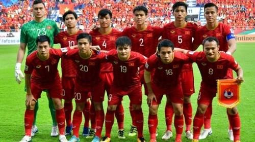 越南国足排名世界第98位。图自因特网