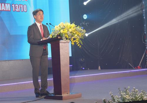 胡志明市团市委书记范鸿山。 图自越通社