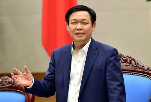 越南政府副总理王庭惠发表讲话。（图片来源：越南政府电子门户网站）