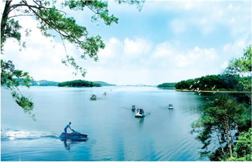 溶潭文化旅游区将成为河内附近地区颇具吸引力的旅游目的地。图自互联网