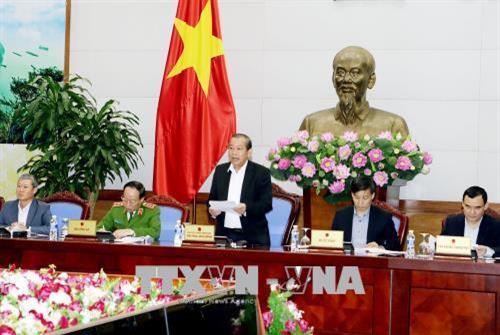 越南政府副总理张和平在会上发表讲话。(图片来源:越通社) 越南政府副总理张和平在会上发表讲话。(图片来源:越通社)