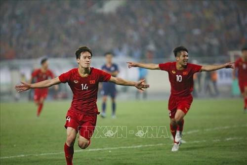 越南队4比0大胜泰国队。图自越通社