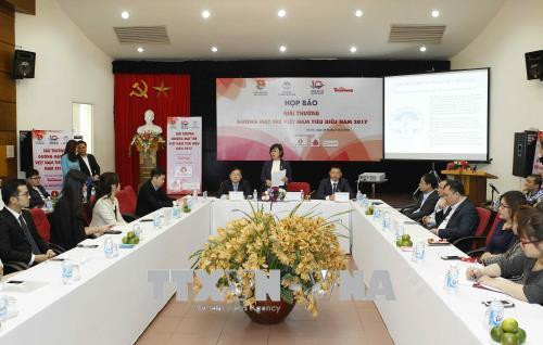 新闻发布会场景。（图片来源：越通社）