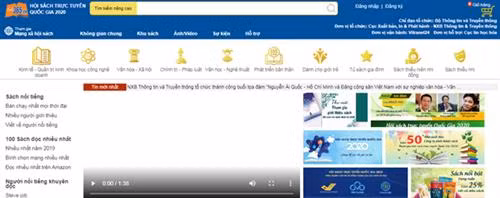 2020年国家在线图书节的主页。(屏幕截图)