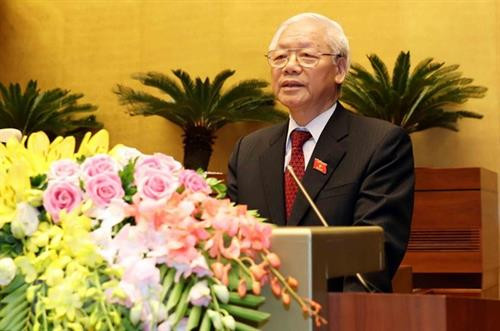 越共中央总书记、国家主席阮富仲。图自越通社