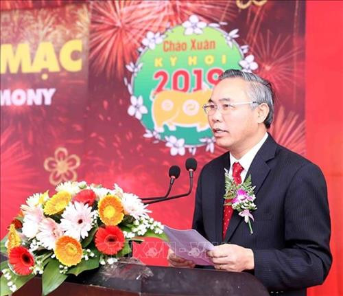 越南农业与农村发展部副部长冯德进发表讲话。图自越通社