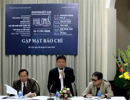 下龙国际音乐节新闻发布会。图自互联网 下龙国际音乐节新闻发布会。图自互联网