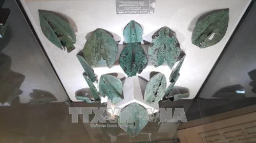 参展国宝之一(图片来源:越通社) 参展国宝之一(图片来源:越通社)