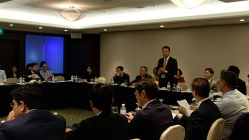 2018年1月12日在新加坡举行的路演现场。(图片来源于互联网) 2018年1月12日在新加坡举行的路演现场。(图片来源于互联网)