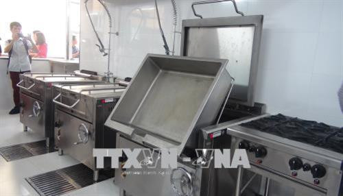 谅山省“寄宿制示范性食堂”。(图片来源:越通社) 谅山省“寄宿制示范性食堂”。(图片来源:越通社)