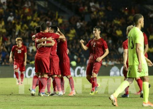 越南男子足球队。图自越通社