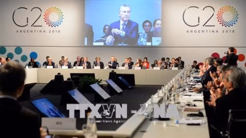 附图：2018年二十国集团（G20）领导人峰会在阿根廷举行。图自越通社