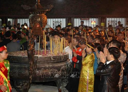 2019己亥春节陈祠开印仪式隆重举行。图自越通社