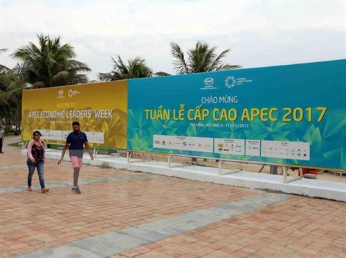 即将在岘港市举行的2017年亚太经合组织（APEC）领导人非正式会议。（图片来源：越通社）