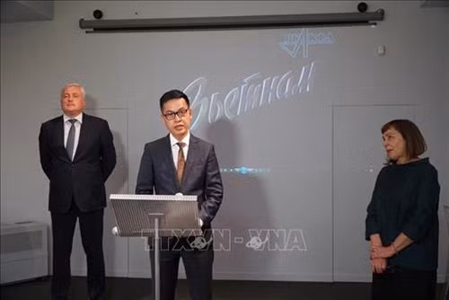 越南国家文书档案局局长邓青松。图自越通社 越南国家文书档案局局长邓青松。图自越通社