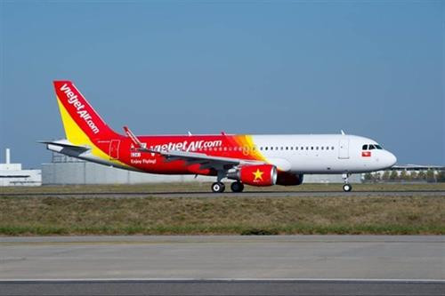 越捷航空的飞机。(图片来源:越通社) 越捷航空的飞机。(图片来源:越通社)