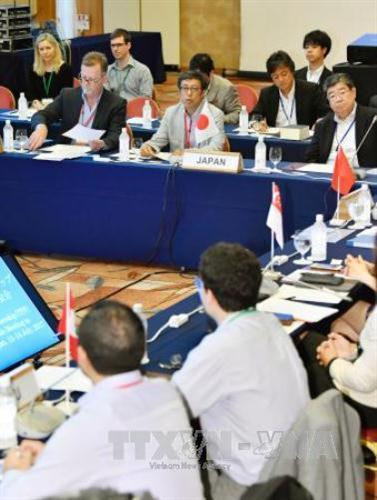 《跨太平洋伙伴关系协定》（TPP）11个成员国在日本神奈川县箱根町召开首席谈判代表会议。（图片来源：越通社）