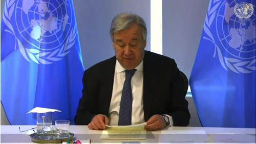 联合国秘书长安东尼奥·古特雷斯。图自越通社 联合国秘书长安东尼奥·古特雷斯。图自越通社