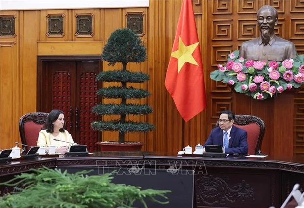 越南政府总理范明政会见世行东亚和太平洋地区副行长