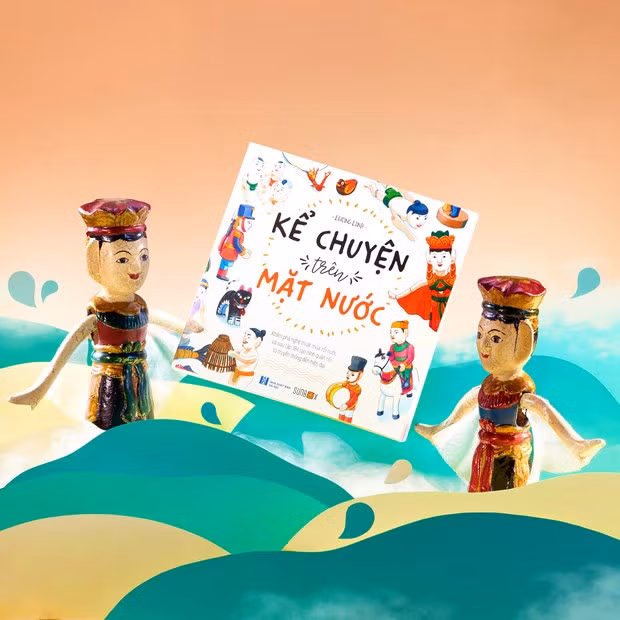 越南年轻画家创作水上木偶插图书