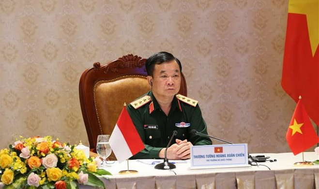 第二届越南与印度尼西亚国防政策对话以视频方式举行