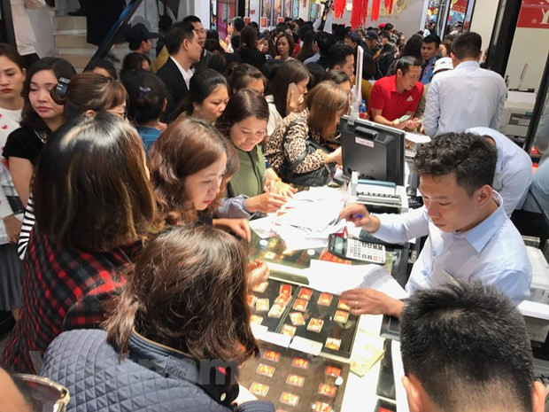 今日上午越南国内市场黄金价格保持稳定
