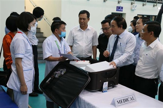  第31届东运会：卫生部副部长阮长山检查北宁省卫生防疫工作