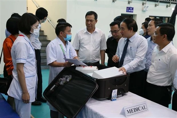  第31届东运会：卫生部副部长阮长山检查北宁省卫生防疫工作