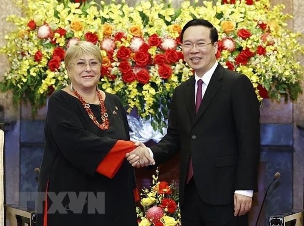 智利前总统米歇尔·巴切莱特——越南人民的好朋友