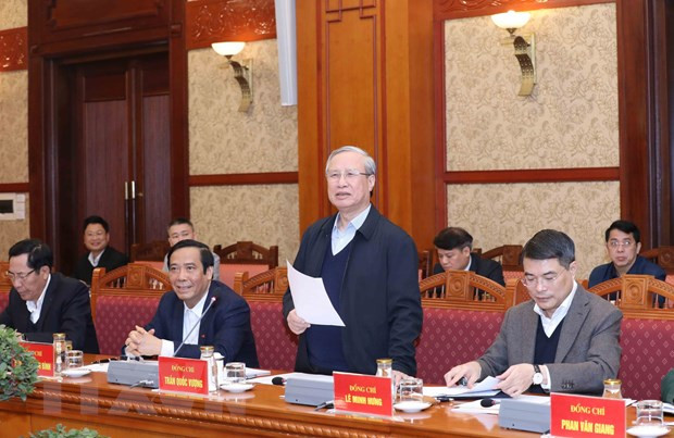 越共中央政治局委员、中央书记处常务书记陈国旺：全力以赴 为越共十三大提供服务