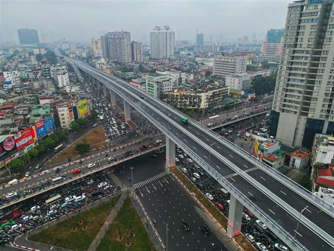 河内二环高架路楚十字路口-永绥段正式通车投入运营