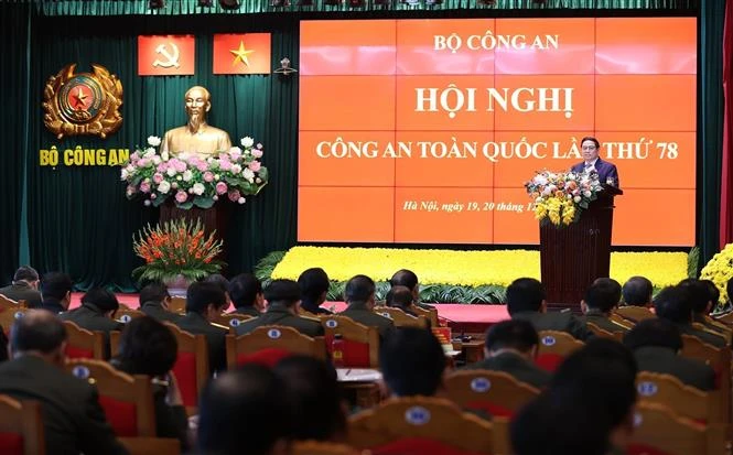 越南政府总理范明政出席第78次全国公安会议