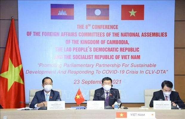 越老柬三国国会对外委员会发表联合声 明呼吁各国分享新冠疫苗