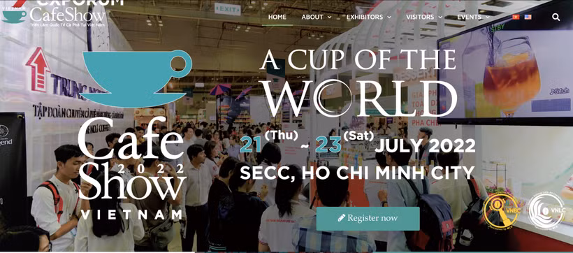2022年国际咖啡展在胡志明市开幕