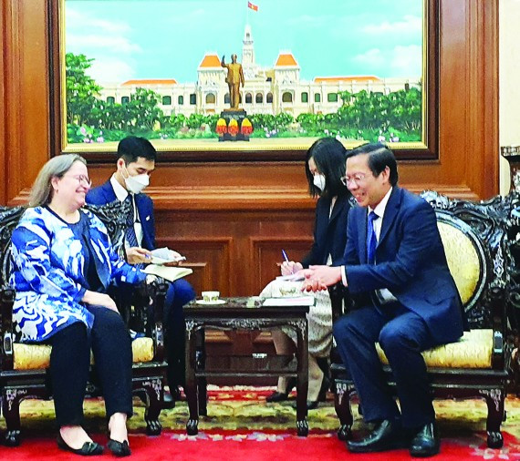 促进美国大型公司对胡志明市进行投资