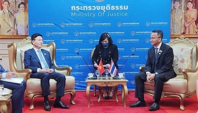 为越南与泰国法律和司法合作关系注入新动力