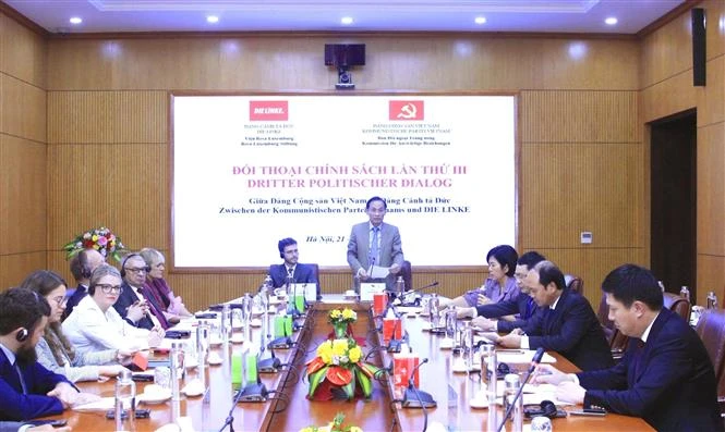 越南共产党积极促进与德国左翼党的合作关系